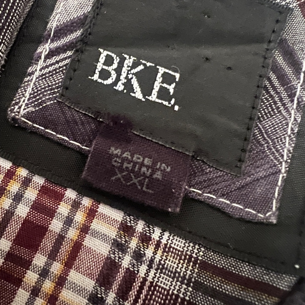 BKE Plaid Shirt XXL